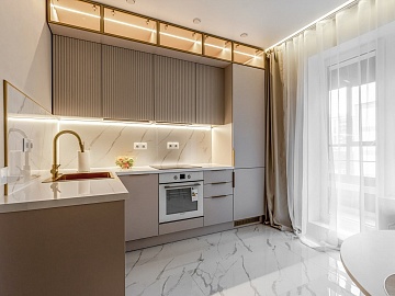 Угловая кухня "Шеста"