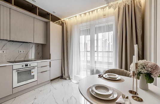 Угловая кухня "Шеста"