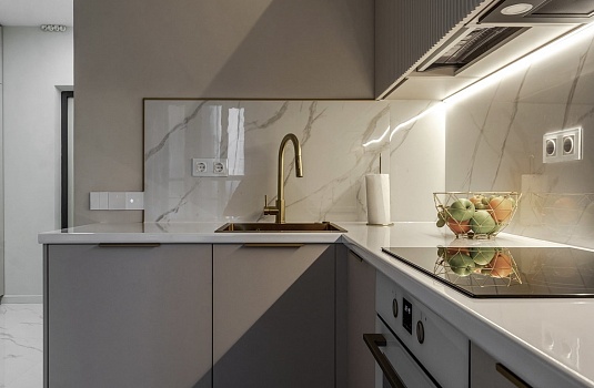 Угловая кухня "Шеста"