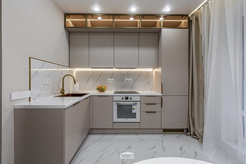 Угловая кухня "Шеста"