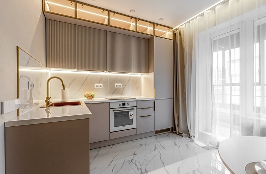 Угловая кухня "Шеста"